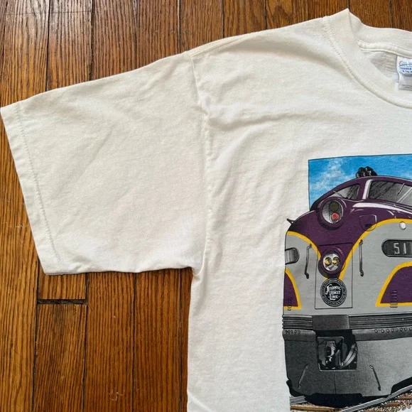 1999 Atlantic Coast Line Vintage Train T-Shirt - Picture 4 of 11
